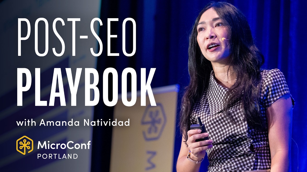 Amanda Natividad presents Zero-Click Marketing at MicroConf US 2026