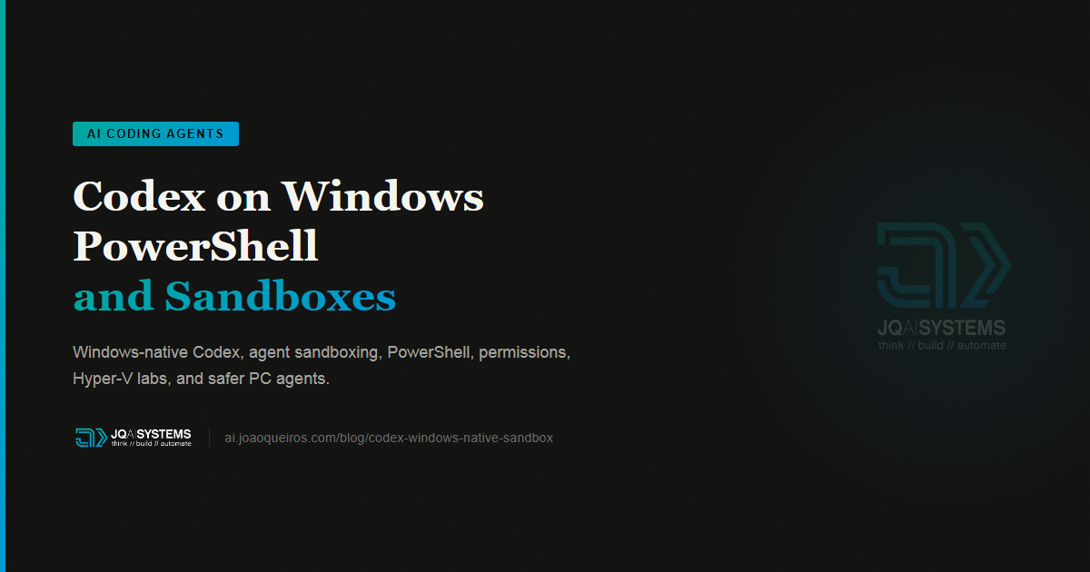 Codex on Windows Is Native Now: PowerShell, Sandboxes, and Safer PC ...