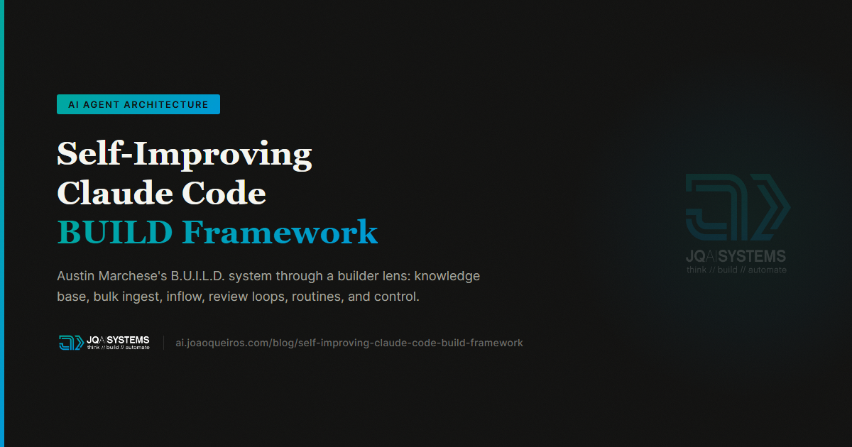 Build a Self-Improving Claude Code System Without Losing Control