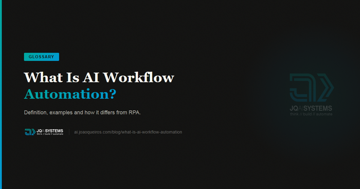 What Is AI Workflow Automation? Definition, Examples and How It Differs ...